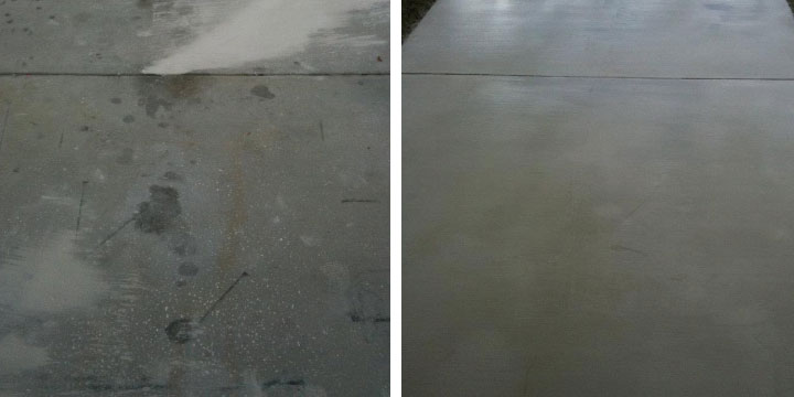 Concrete Refinishing Before & After Pasco